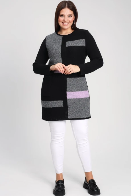 Туника BONADI 1899 черный-лиловый #1