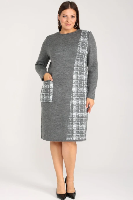 Платье BONADI 2016 серый #1