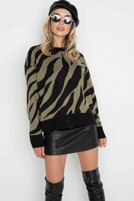 Джемпер (кофта) BONADI BS10 хаки #1