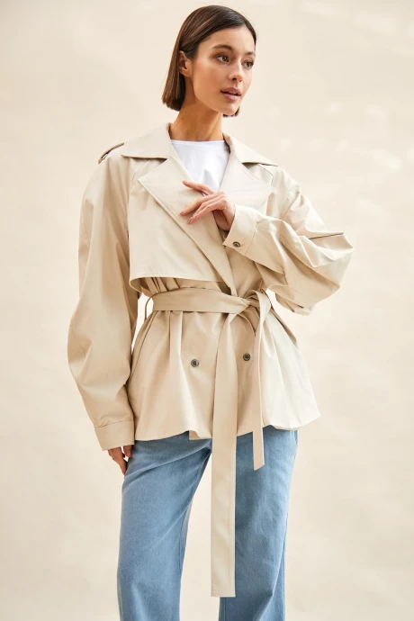 Тренч RIVOLI 1070.3 молочный #1