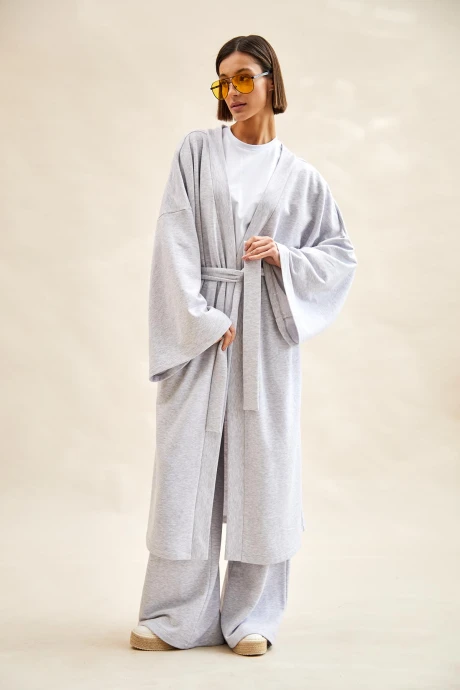 Кардиган RIVOLI 3107 серый меланж #1