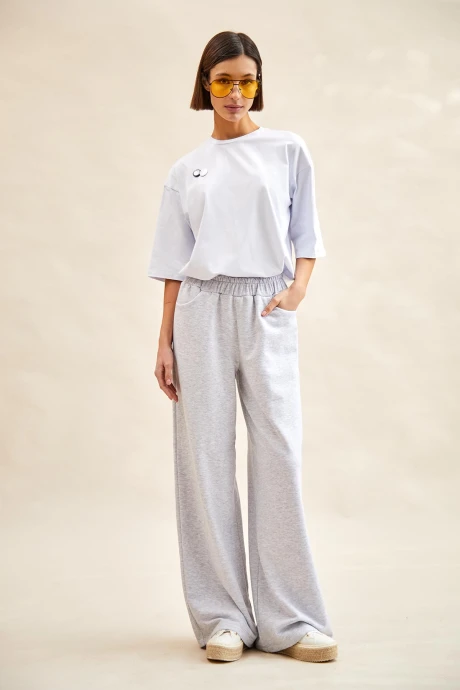 Брюки RIVOLI 3108 серый меланж #1