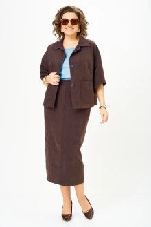 Юбочный костюм Орхидея Люкс 1659 тройка