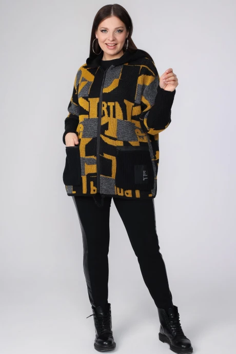 Кардиган BONADI 1807 горчица #1