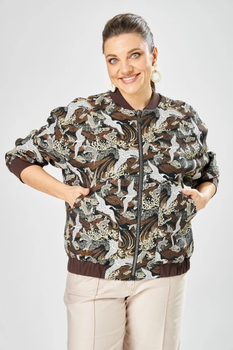 Жакет (пиджак) Bonna Image 1025/2 коричневый #1
