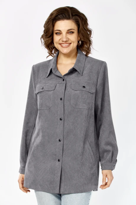 Рубашка Тэнси 409 графитовый #1