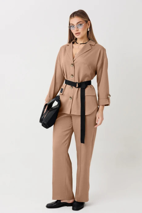 Брючный костюм Verita 2443 песочный двойка #1