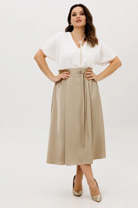 Платье ANIDEN 721-2 бежевый #1