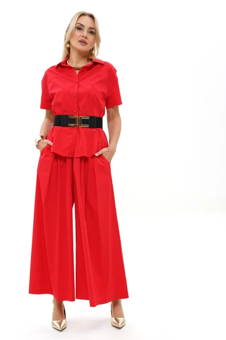Брючный костюм ALANI COLLECTION 2494 красный #1