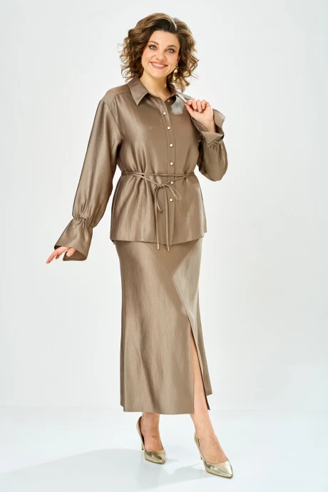 Юбочный костюм Bonna Image 1035/1 бежевый #1
