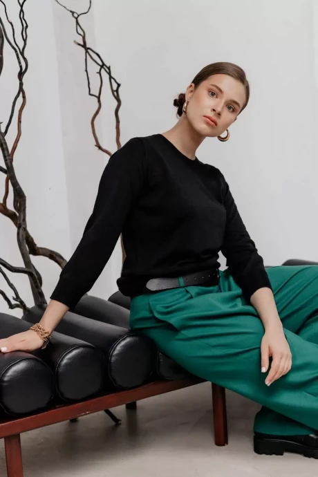 Джемпер (кофта) Полесье С1245-25 5С2255-Д43 170,176 глубокий_черный #1