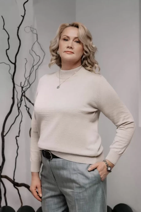 Джемпер (кофта) Полесье С3731-23 3С8783-Д43 170,176 кокосовое_молоко #1