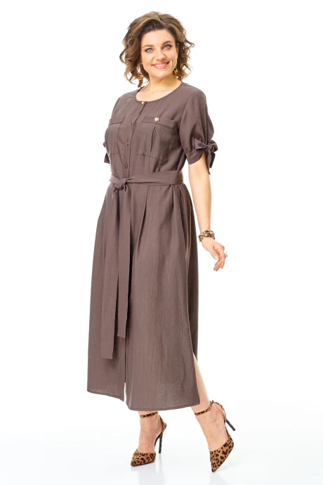 Платье Vi Oro 1180 шоколад #1