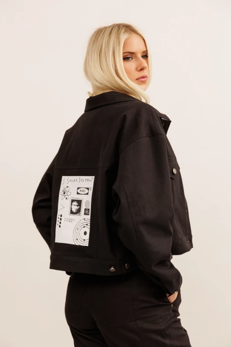 Джинсовая куртка KOKOdea 80006.1 чёрный #1