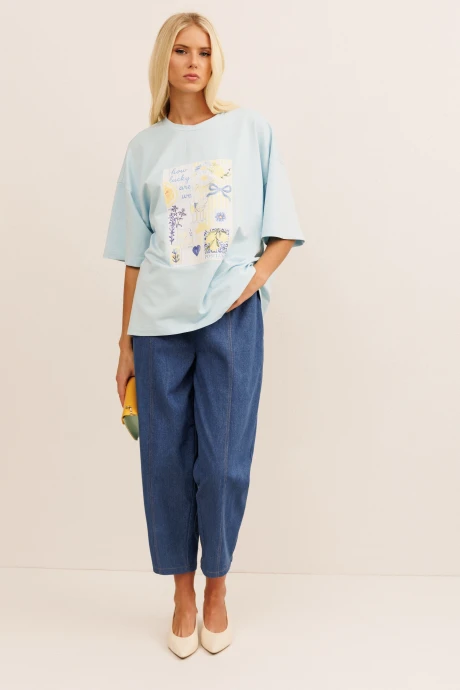 Брюки KOKOdea 50014 синий #1