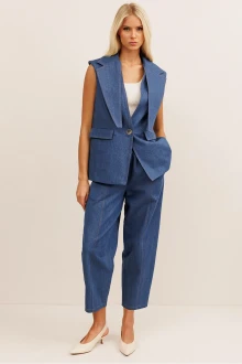 Брючный костюм KOKOdea 30012 синий