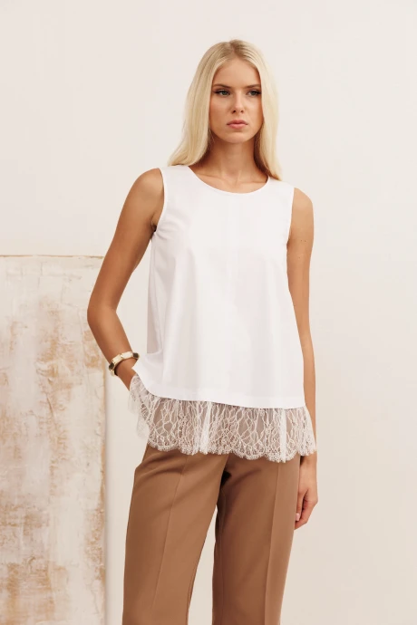 Блузка KOKOdea 20012.2 белый #1