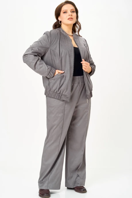 Брючный костюм SOVA 11312 серый двойка #1
