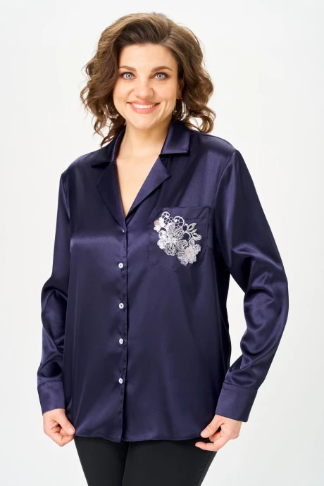 Рубашка Svetlana-Style 2168 черничный #1