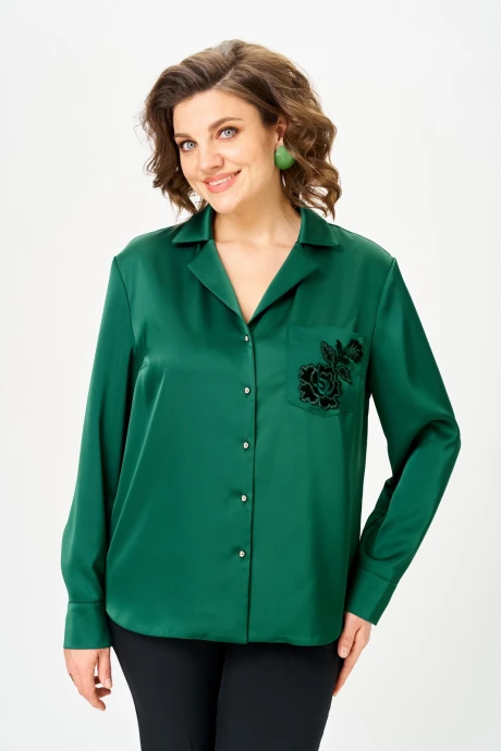 Рубашка Svetlana-Style 2168 изумруд #1