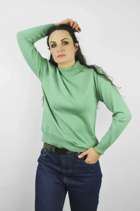 Джемпер (кофта) Полесье С3316-15 5С1754-Д43 170,176 малахитовый_зеленый #1