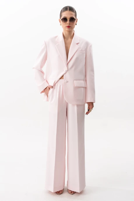 Брючный костюм SILVERSPISE 1635 розовый двойка #1