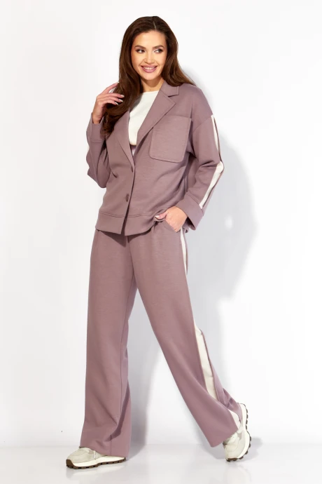 Брючный костюм TAiER 1420 тауп тройка #1