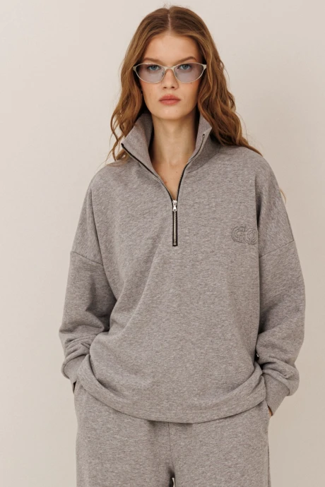 Свитшот GO F4120/50-04 серый меланж #1