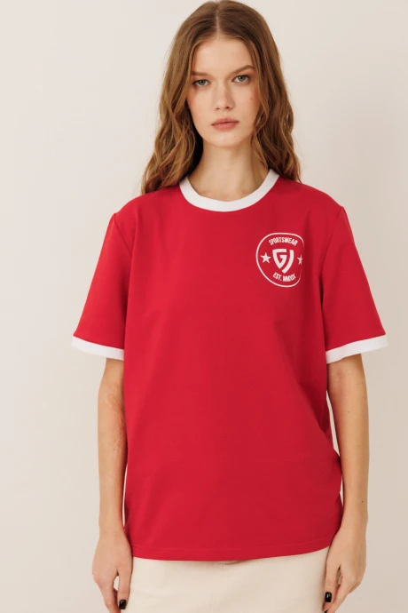 Футболка GO F1006/11-02 красный #1