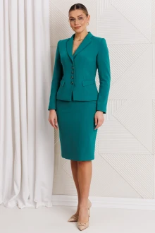 Юбочный костюм Мода-Юрс 2224 морская волна двойка