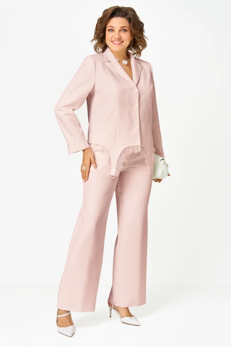 Брючный костюм Vilena Fashion 1137 крем двойка #1