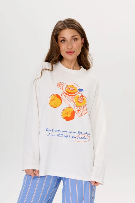 Джемпер (кофта) Mirolia 1225-15 кремовый #1