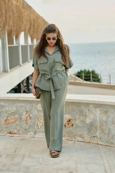 Брюки Vittoria Queen 28093бр хаки #1