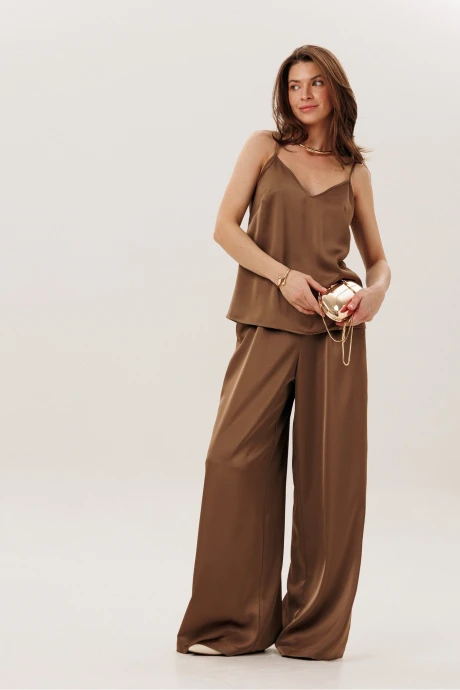Брюки DILIA 4007 шоколад #1