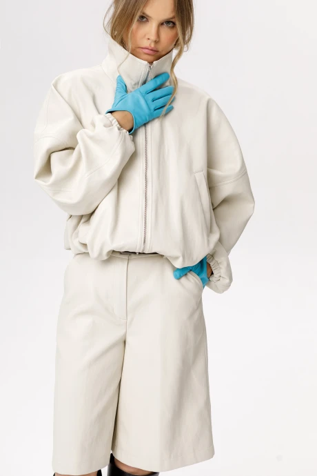 Бомбер PiRS 6633 молочный #1