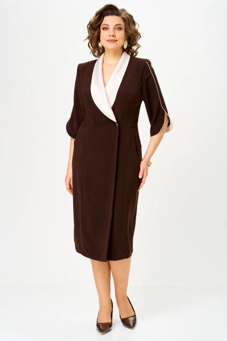 Платье Anastasia Mak 1315 коричневый #1