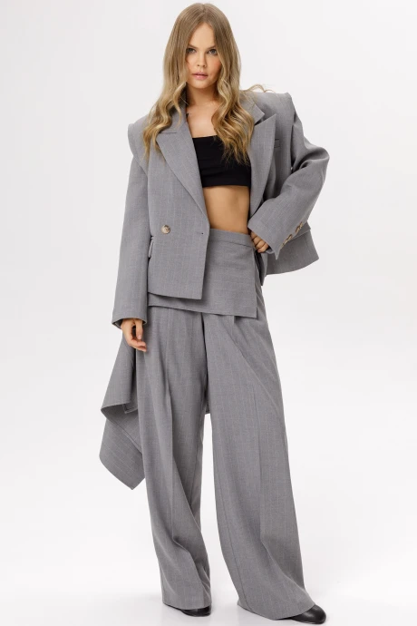 Брюки PiRS 6378 светло-серый #1