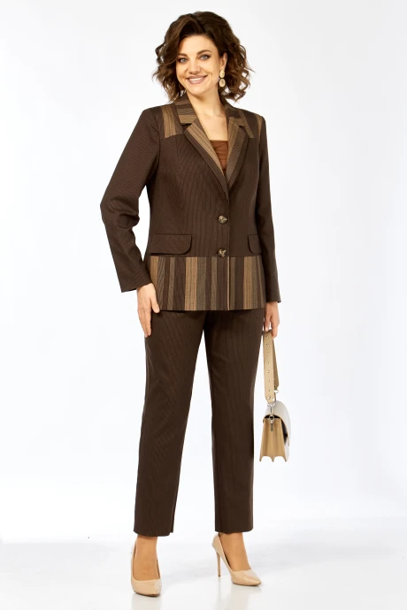 Брючный костюм Matini 1.1634 Коричневый двойка #1