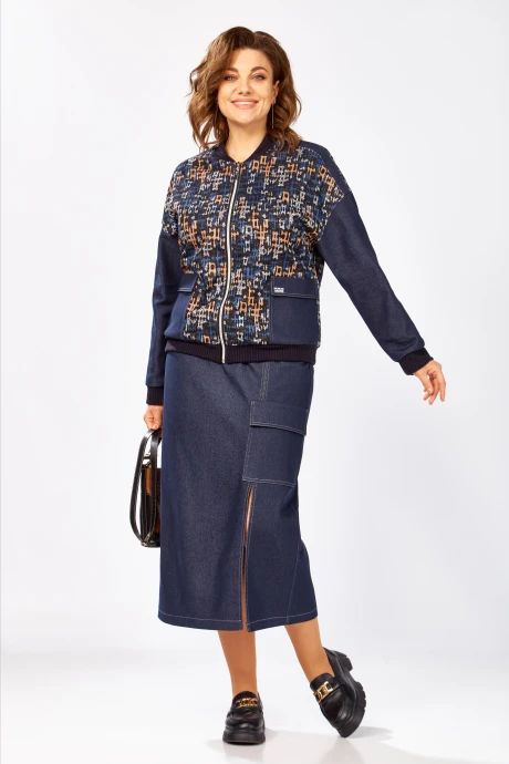 Юбочный костюм Lady Secret 25103 синий двойка #1