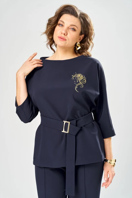 Блузка ANDINA CITY 5049-25 синий #1