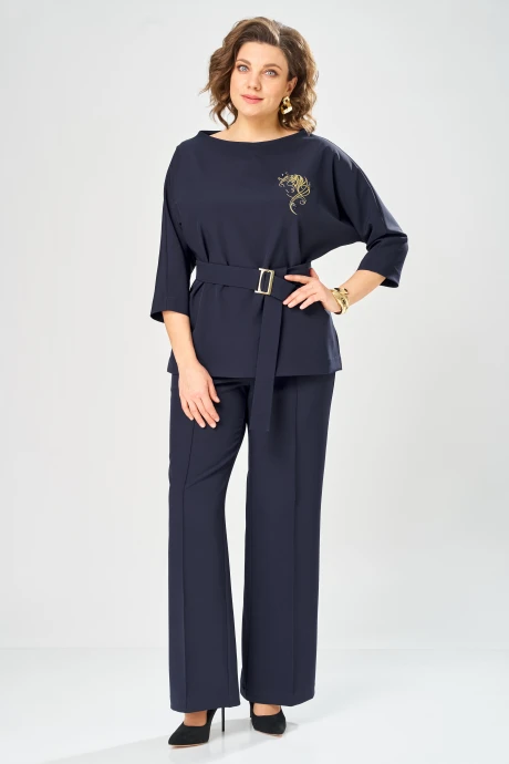 Брючный костюм ANDINA CITY 9091-25 синий двойка #1