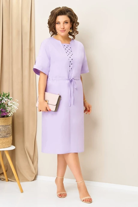 Платье VOLNA 1421 лаванда #1