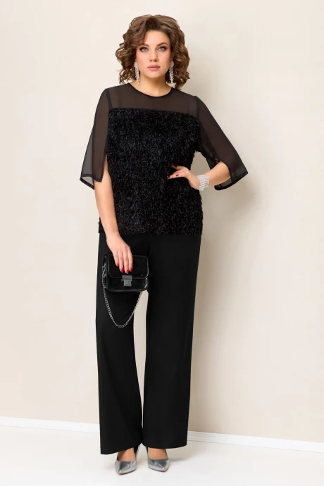 Брючный костюм VOLNA 1392 черный #1