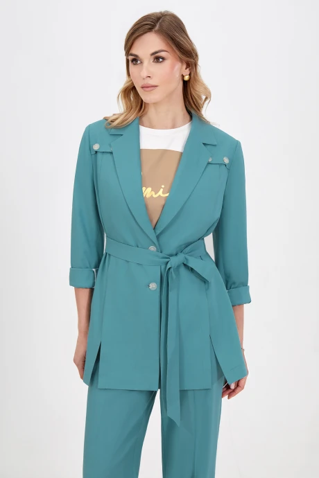 Жакет (пиджак) Bazalini 5027 бирюза #1