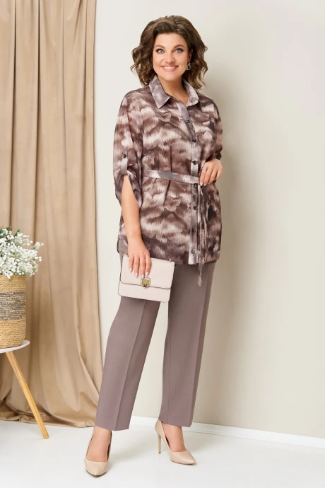 Платье VOLNA 1420 капучино #1