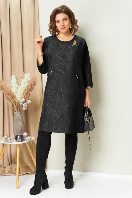 Платье VOLNA 1453 черный #1