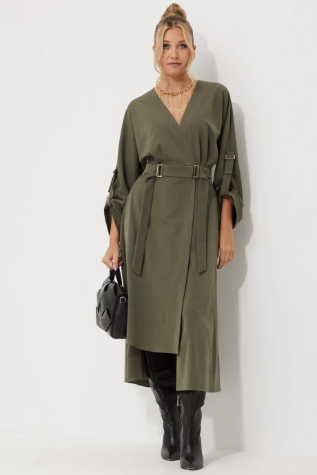 Платье AMUARt 1016-1 хаки #1