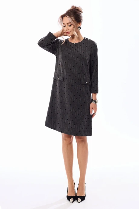 Платье Golden Valley 44082-3 графит #1