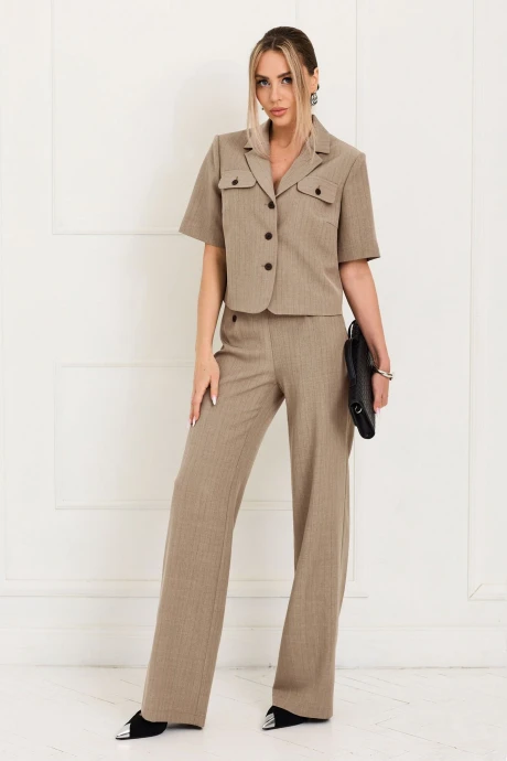 Брючный костюм Golden Valley 6694 бежевый #1