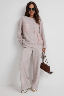 Брючный костюм Магия Моды 2687 розовый двойка